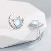 Women's Silver Jewelry Set Cat Earrings with Necklace 925 Sterling Silver Cute Kitty Birthday Valentine's Gift