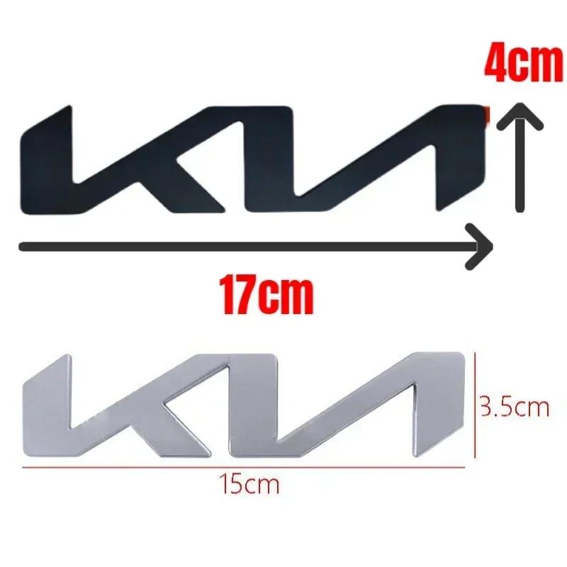 BTQNM1 2026 Hot Car Sticker Metal Car Front Hood Rear Emblem Badge Sticker for KIA Logo K5 K3 K7 Sportage 4 Rio 3 KX3 Picanto Ceed Soul