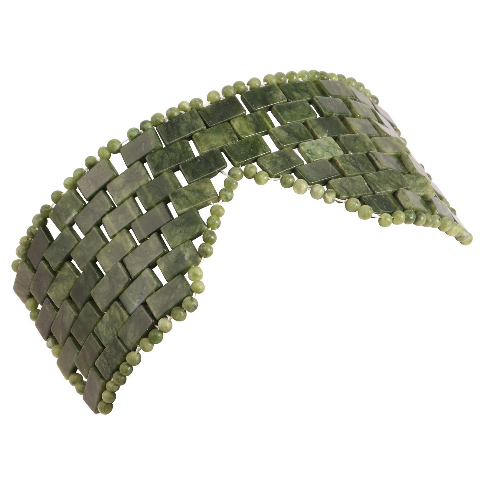 

Cooling/Fomentation Jade Eye Mask Massager Eye Relax Sleep Massager Alleviate Puffiness Jade Stone Facial Care Mask Massage Tool