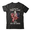 Stehen für die Flagge Knien für das Kreuz. Amerikanische Flagge Kreuz Patriotisches T-Shirt. Neues lässiges Kurzarm-T-Shirt aus 100% Baumwolle mit Rundhalsausschnitt...