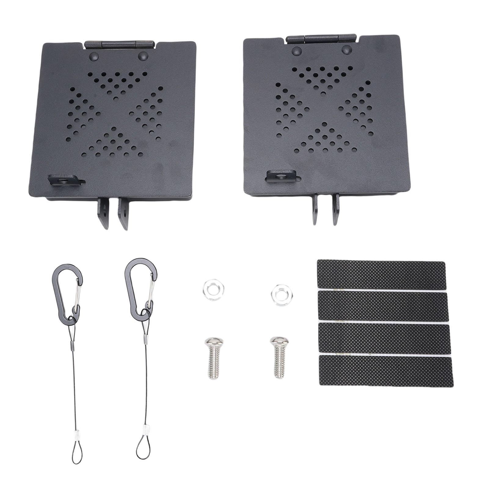 

RV Bumper Cap Cover Square Shape Rugged Carbon Steel RV Bumper Plug End Cap for Camping Travel