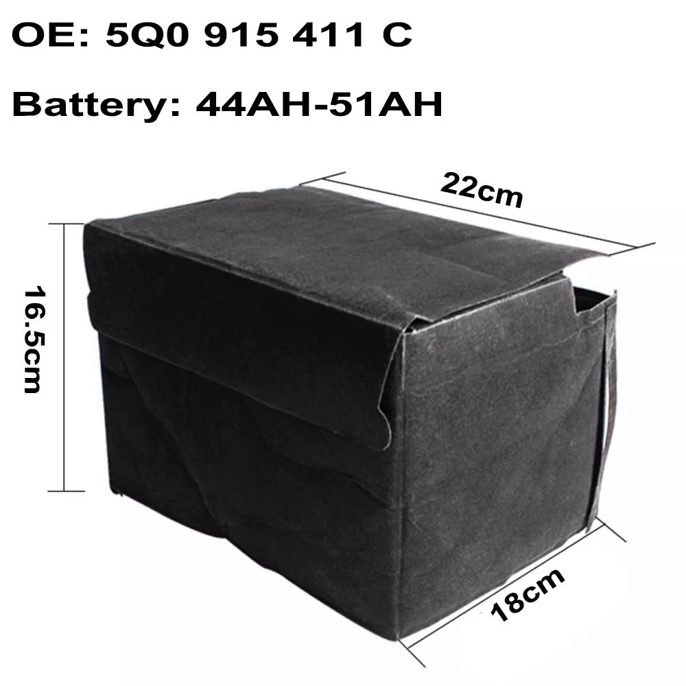 5Q0915411E 5Q0915411D For VW Golf 7 GTI R Jetta6 Polo Tiguan PassatB8 Skoda Octavia 3 A7 X1 Battery Box Tray Protective Case 5Q0915411C