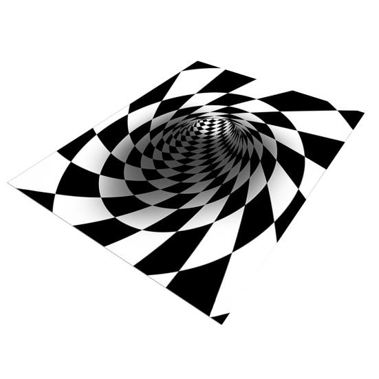 

3D Оптическая Иллюзия Устойчивый Впитывающий Напольный Коврик Потрясающий Дизайн Водный Напольный Коврик Нескользящий Визуальный Эффект Норы 40cm F