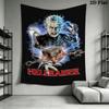 Hellraiser Wall Tapestry Aesthetic Wall Hanging Printed Fabric Blanket Decorative Tapestries for Bedroom Living Room Home Decor