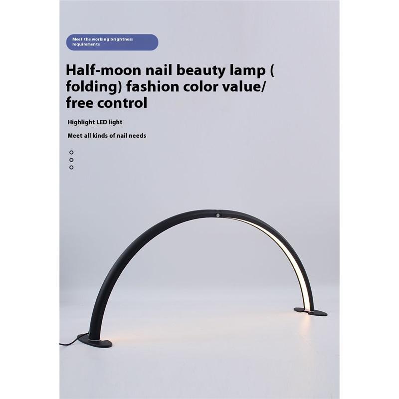 31-inch LED half-month beauty lamp American style u-shaped manicure lamp eye protection floor lamp beautician tattoo lighting lamp wholesale