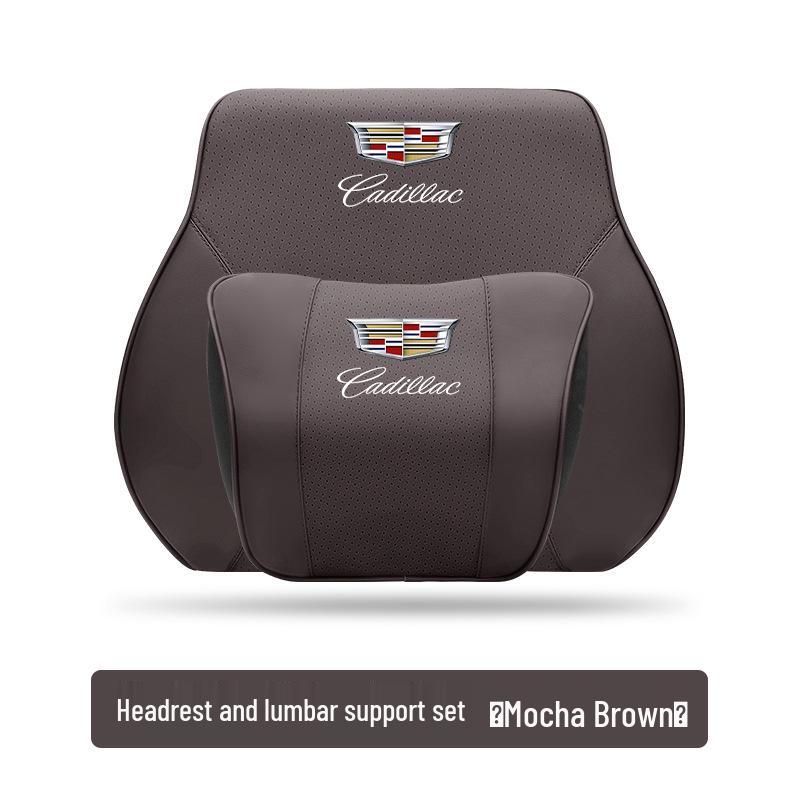 Cadillac CT5/4, XTS, XT4/5, ATSL Headrest and Lumbar Support Pillow Set