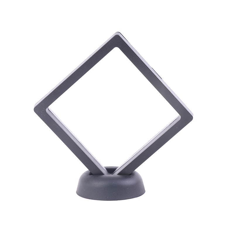 Colorful 3D Floating Picture Frame Shadow Box Jewelry Display Stand Ring Pendant Holder Protect Jewelry Stone Presentation Case