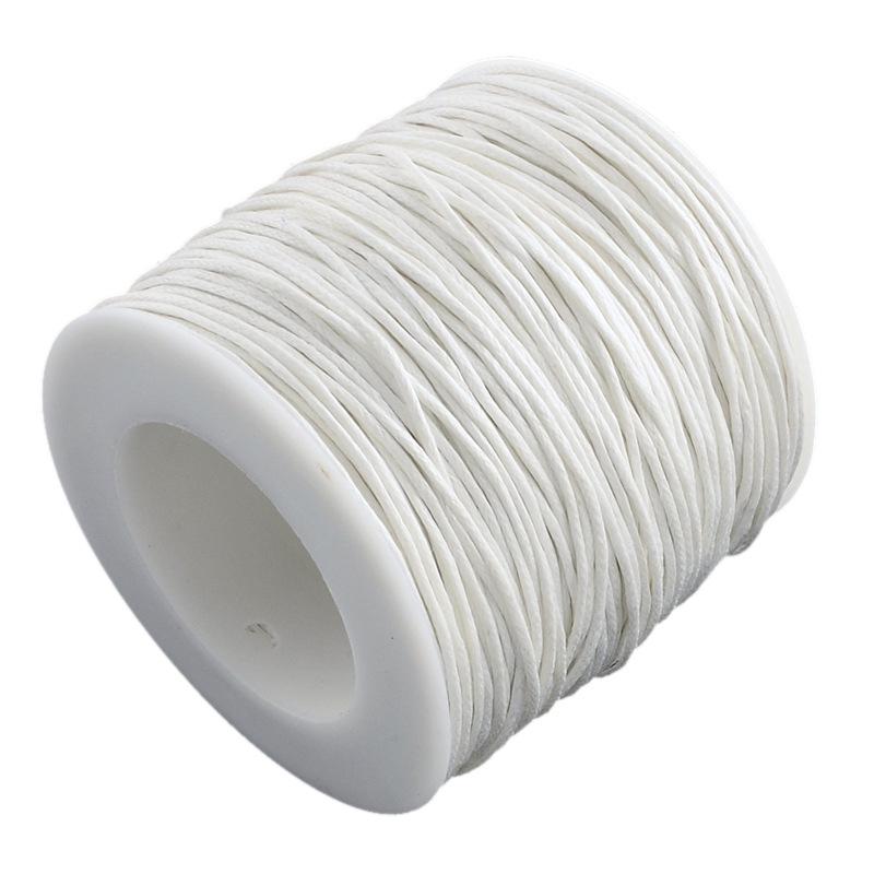 Wenwan Korean Wax Thread Leather Cord for DIY Bracelet and Necklace Crafting