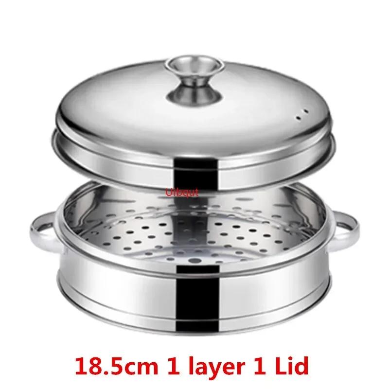 Stainless Steel Steamer fish steamed stuffed bun Rack Kitchen Tools Multilayered Insert With Holder instant pot steamer basket