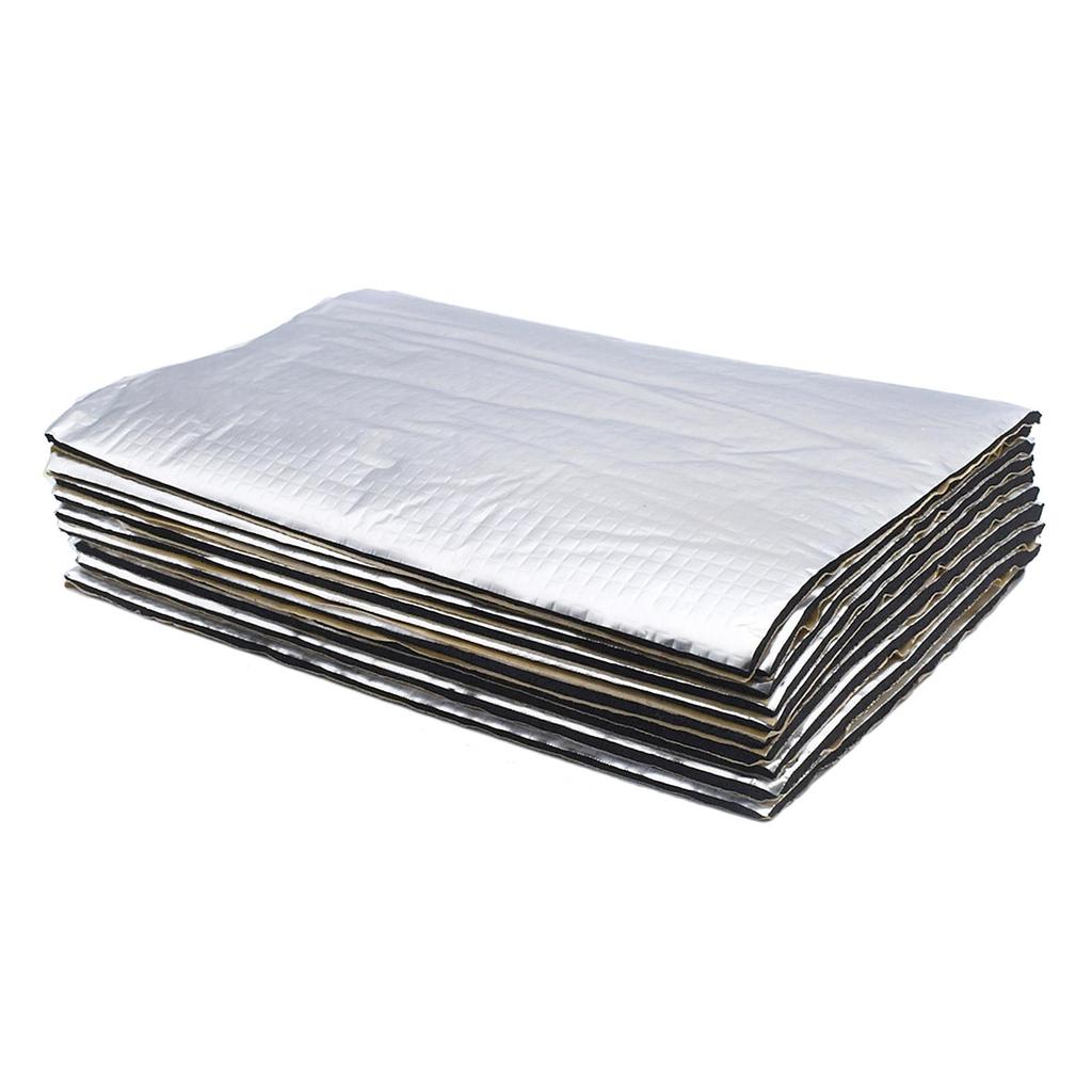 10 sztuk Mata Dźwiękoizolacyjna Termoizolacyjna 25x18 cm Pianka Izolacyjna Podkładki do Ciężarówki