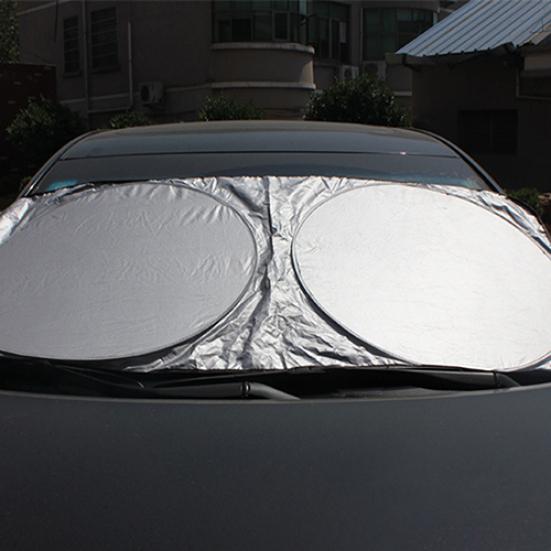 Folding Jumbo Front Car Window Sun Shade Auto Visor Windshield Block Cover