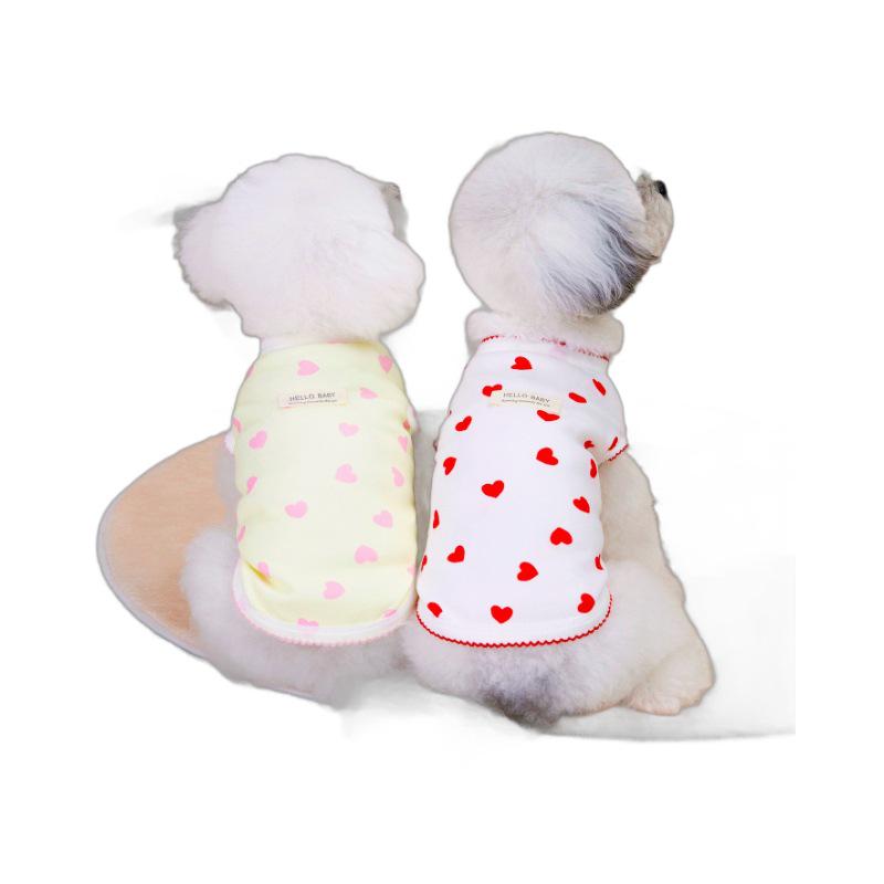 Bichon & Teddy Dog Vest - Spring/Summer Pet T-shirt