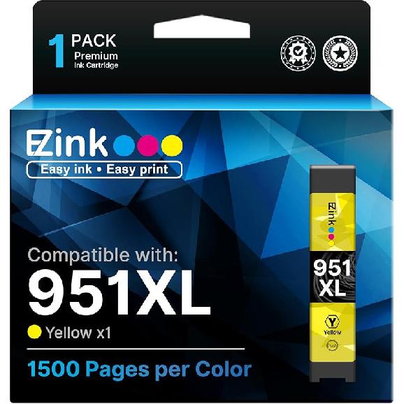 E-Z Ink Remanufactured Ink Cartridge Replacement for Epson 220 XL 220XL T220XL To Use with WF-2760 WF-2750 WF-2630 WF-2650 WF-2660 XP-320 XP-420