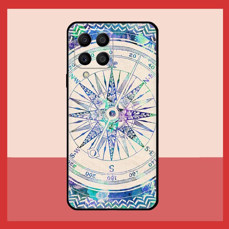 Compass Case For Samsung Galaxy M11 M31 M14 M34 M54 M12 M32 M52 M15 M13 M06 M16 M36 M56 M53 M35 M55