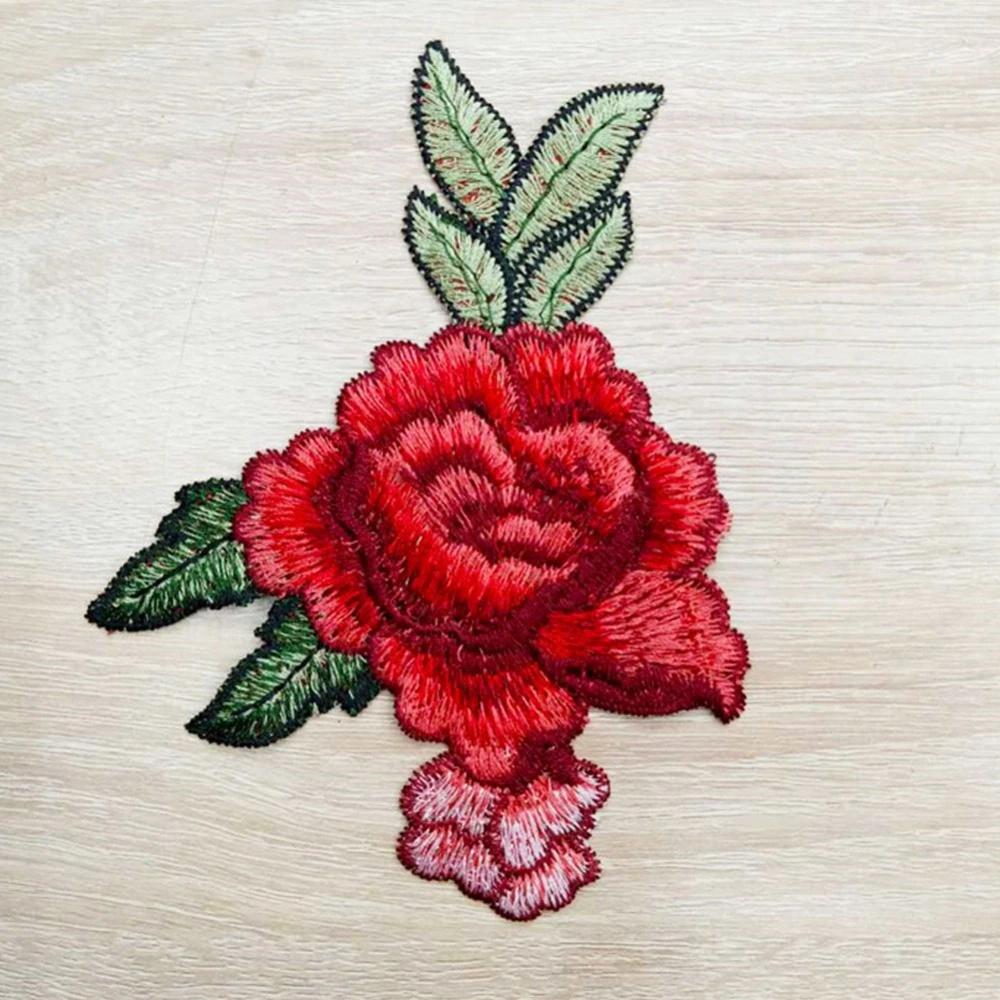 Flori Brodate Cusături Subvenție Embleme Brodate Meșteșug Broderie Retro Broderie DIY Îmbrăcăminte Pantaloni