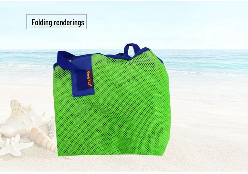 1406 Mesh Beach Tote Bag for Toys, Swimming Gear, Toiletries & Shopping