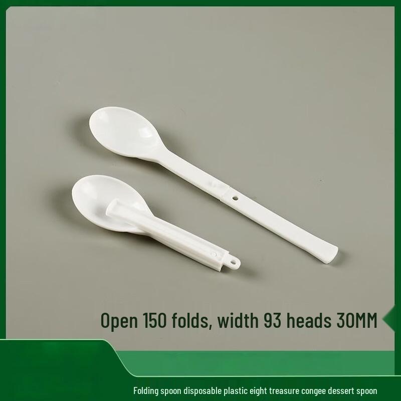 Disposable Plastic Folding Spoons