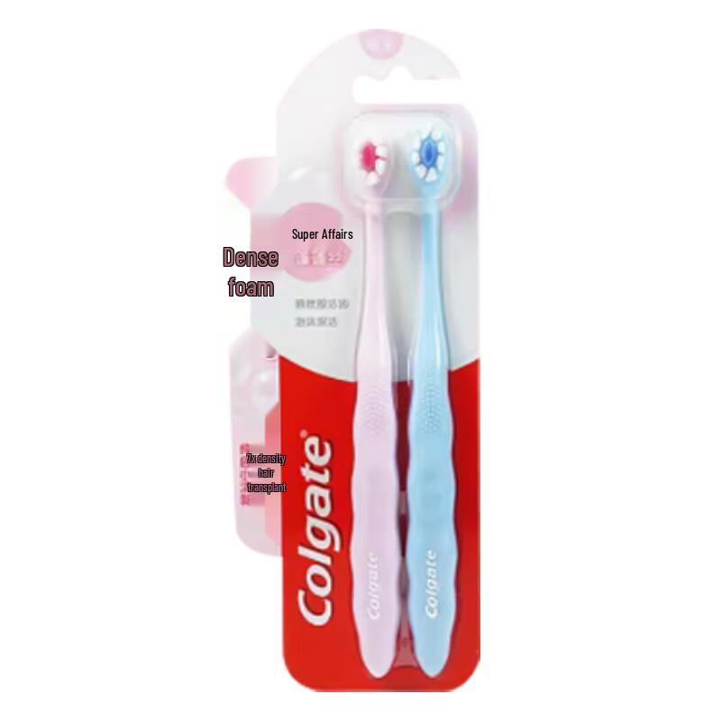 Colgate Ultra Dense Fluffy Silk Toothbrush Twin Pack