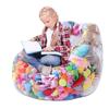 Organizadores de Armazenamento de Brinquedos em PVC Transparente Extra Grandes que Economizam Espaço e Servem Como uma Poltrona Puff Confortável Para Crianças