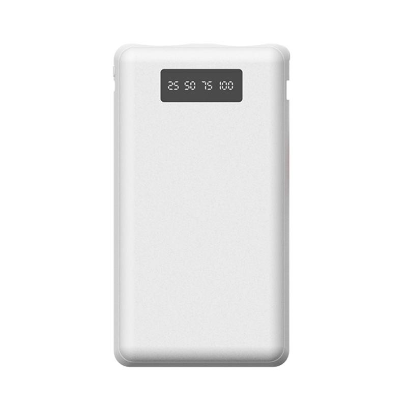 Lötfreies 21700 Powerbank-Kit 2 Akkusteckplätze Echtzeit-Leistungsanzeige Sicherheitsvorkehrungen ABS-Gehäuse Akku NICHT ENTHALTEN