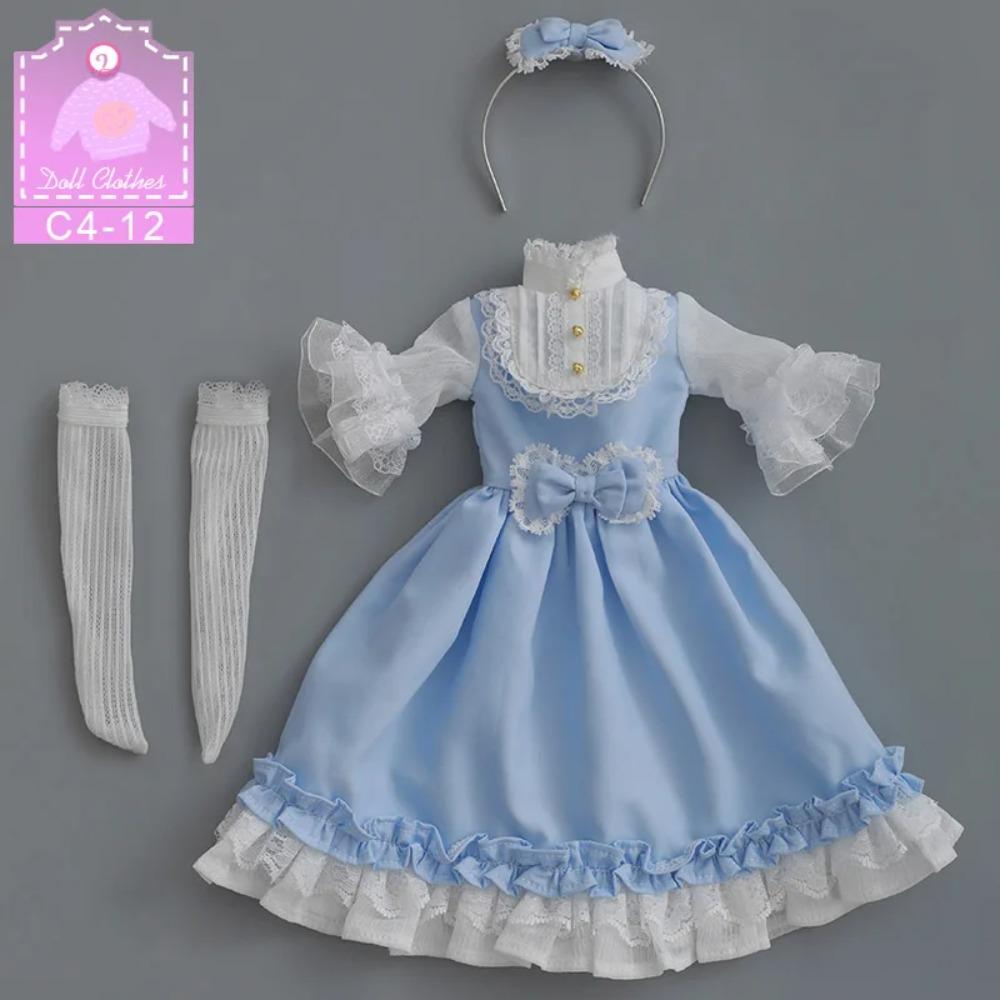 BJD LDS Cai Mädchen 1/4 Kleidung Große Brust BJD Kleid Schöne Puppen Accessoires für weiblichen Körper MSD Größe Kleid