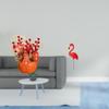 Artificial Flower Bonsai Bird Statue Figurine for Chinese Year Decoration Desk Prop Porch Spring