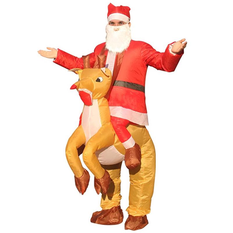 Riding Deer Adult Inflatable Costume
