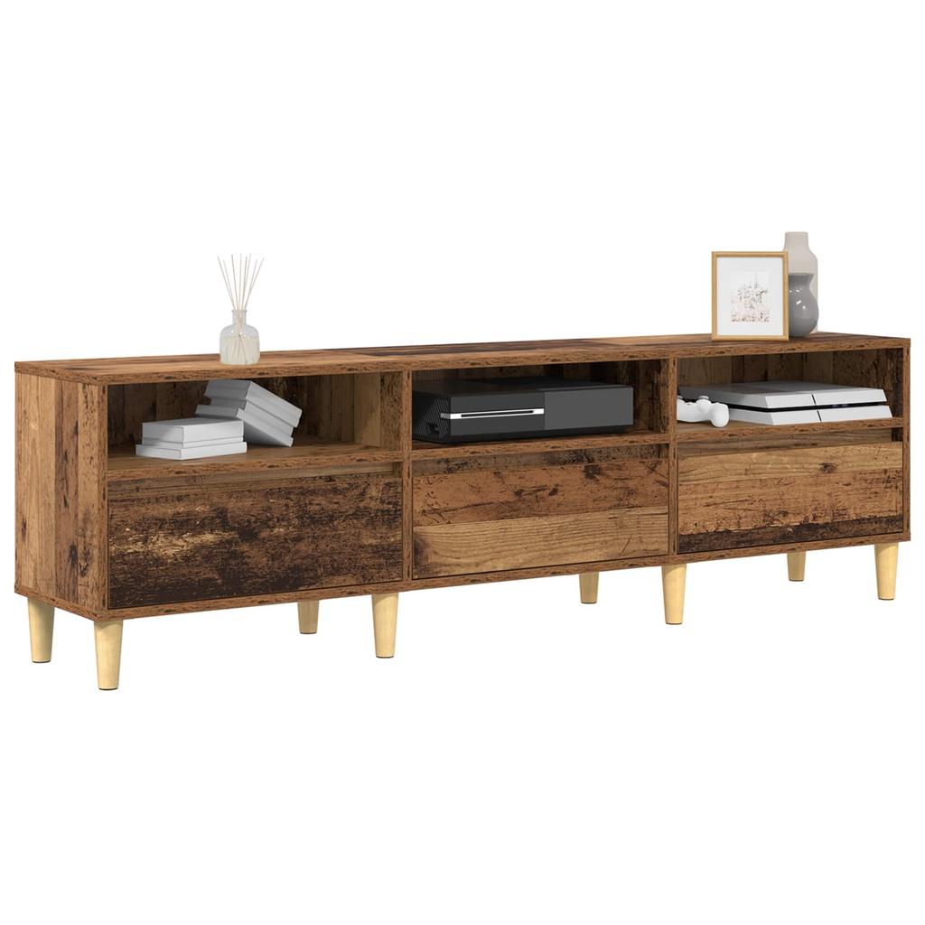 TV Cabinet 150 x 30 x 45 cm Reclaimed Wood Engineered Wood