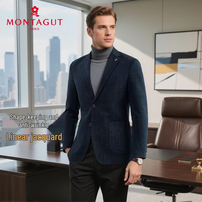 MONTAGUT Men s Business Casual Suit Jacket 50