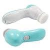 7-in-1 Electric Facial Cleansing & Massage Brush with Rotating Silicone Head