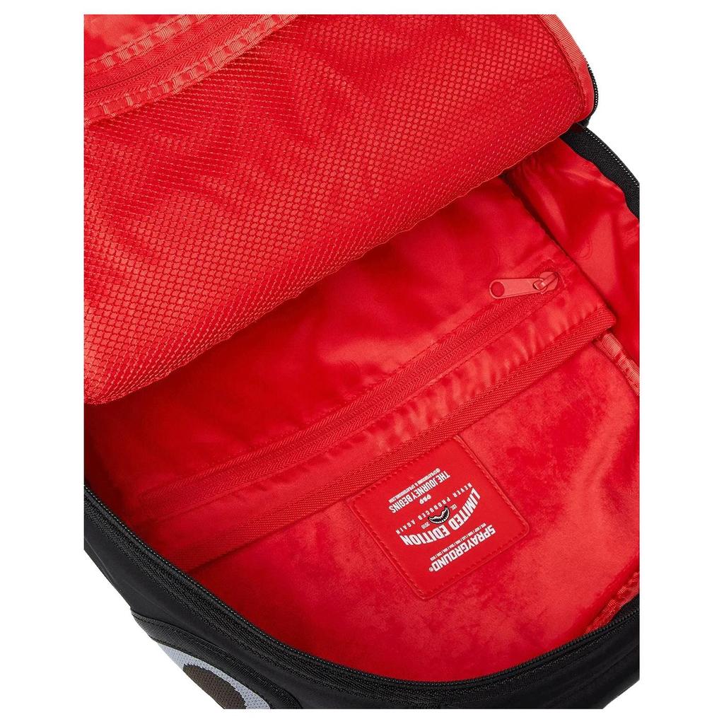 Sprayground Shark Central Parachute DLX Satin Backpack Multicolor Unisex Backpacks Multi-Color 910B7736NSZ