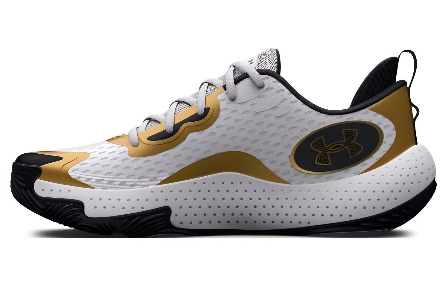 Under Armour Spawn 5 White Black Gold 42.5