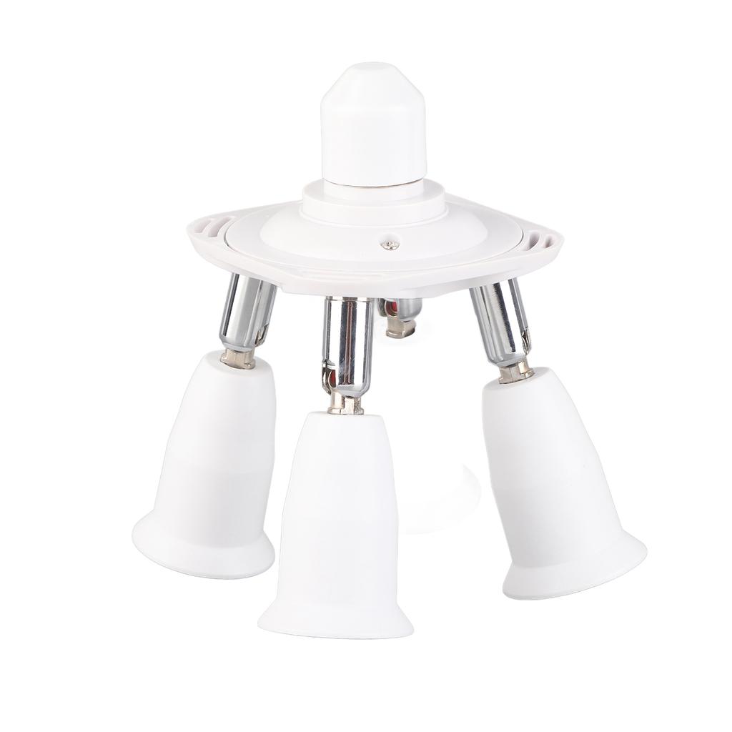 5 In 1 Adjustable E27 To E27 Base Light Lamp Bulb Adapter Holder Socket Splitter New #3