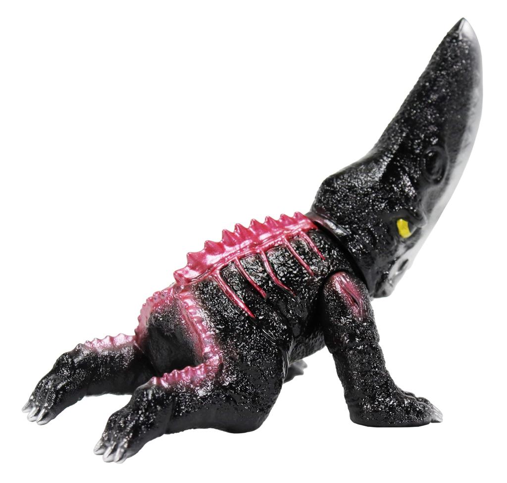 Character Content Production Medium Size Series Gamera Guiron Retro Black Approximately 100mm PVC Soft Vinyl Figure (Ccp) [4th Edition] Ver.