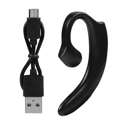 New Wireless Bluetooth Earphone Mini Sports Bluetooth Single Ear Earhook Black
