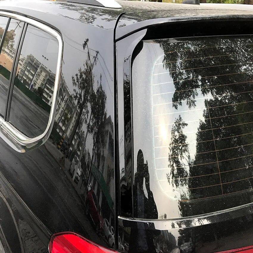 Rear Window Spoiler For Volkswagen VW Touran 2016- Side Splitter Canard Wing Trim Deflector Cover Sticker Car Accessories
