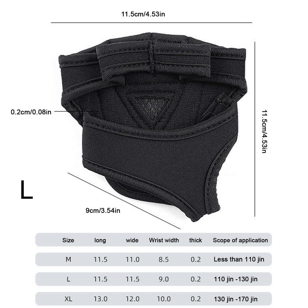 Workout Gloves For Men Workout Hand Protective Gear Pull-Up Anti-Slip Gloves For Men Women Beginners Enthusiasts Weightlifters