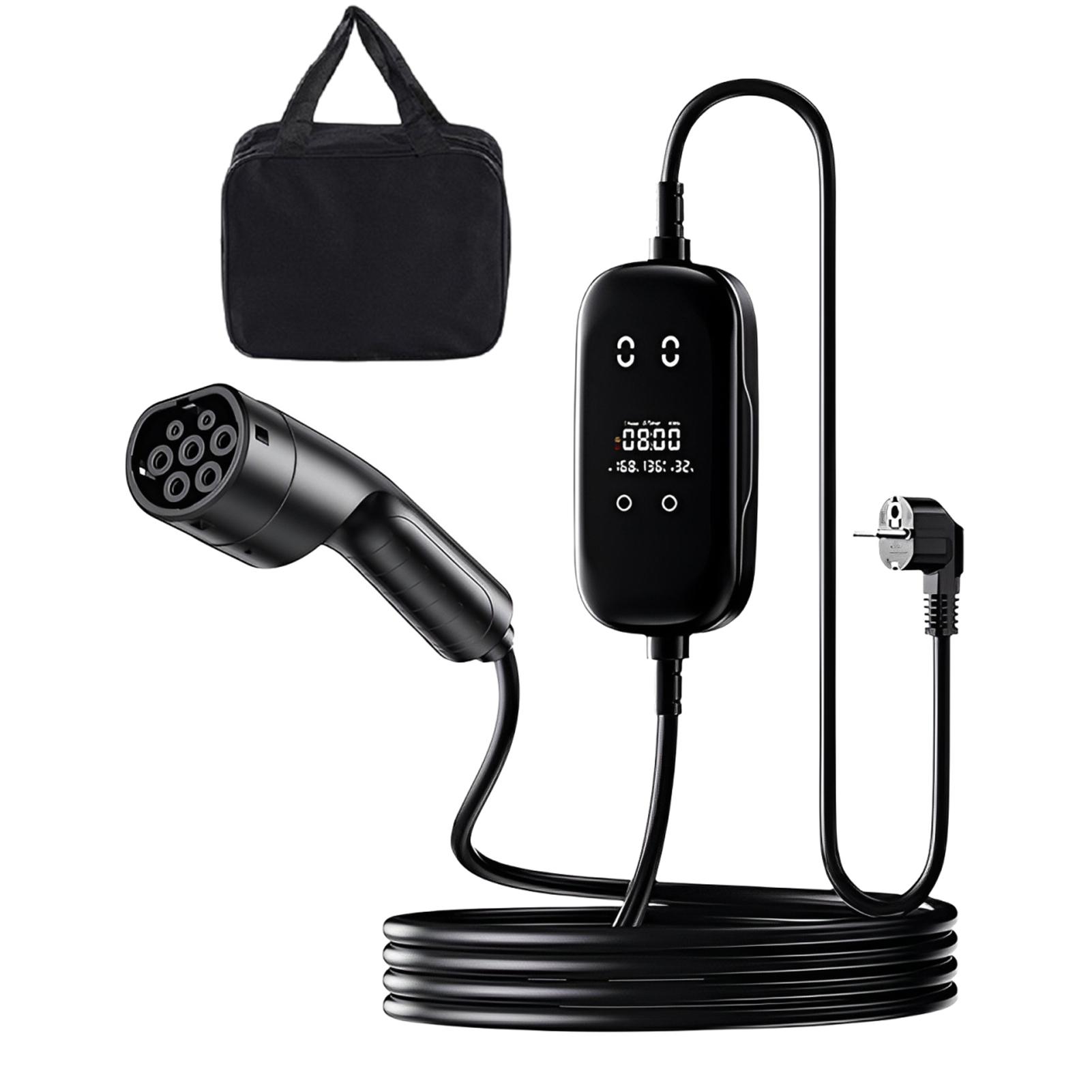 

Portable Electric Car Charger Type-2 EV Charging Portable Ev Charger European Standard Car Charging EU