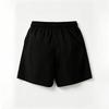 Womens High-Waisted Wide-Leg Tie-Front Shorts Cotton-Polyester Casual Pants Black Navy
