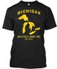 Lake Michigan Unsalted And Shark Free Fu T-shirt Made In the USA Size S To 5XL