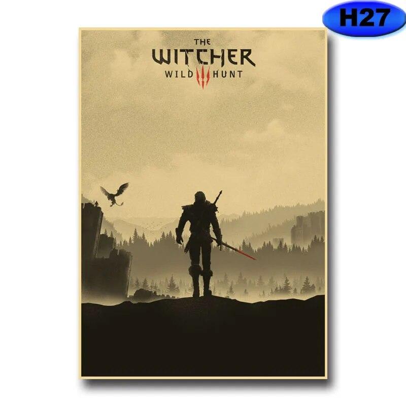 

Современное украшение для дома, живопись, HD принты, постеры с видеоиграми, крафт-бумага, винтажный плакат, настенная наклейка, декор для комнаты, бара, кафе 42x30cm