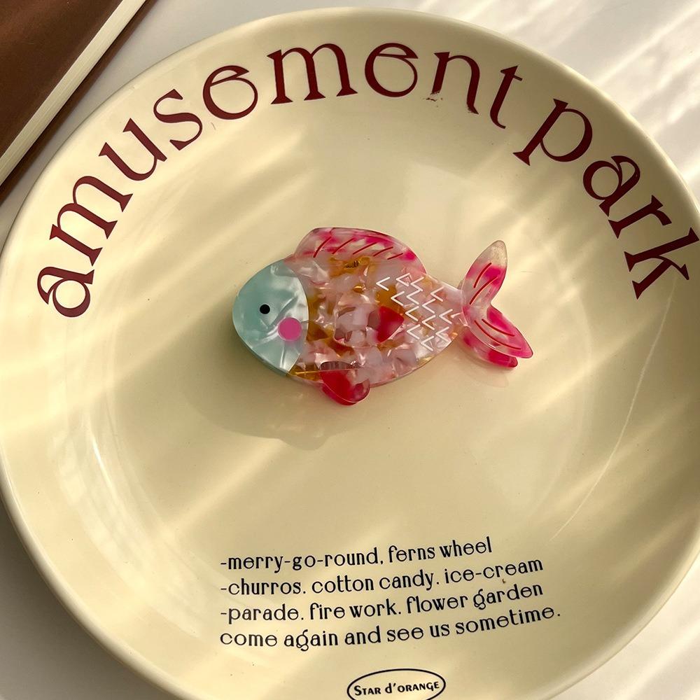 Cute Fish Collection Hair Clips Colorful Hair Accessories Trendy Hair Claw  for Women