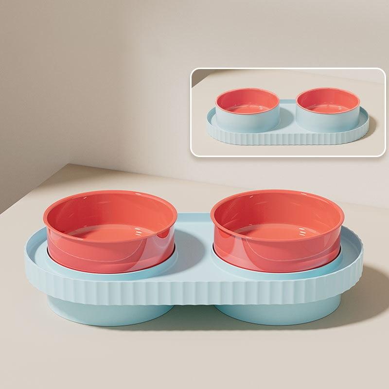 Creativity Anti-Spill Cat Bowl Feeding Water Protecting Cervical Spine Anti Splash Feeding Cats Dogs Bowl Pet Feeding Supplies