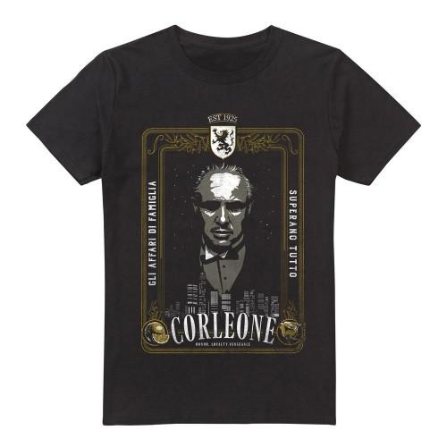 The Godfather Mens Don Vito Corleone Classic Poster T-Shirt