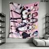 Puella Magi Madoka Magica Wall Tapestry Aesthetic Wall Hanging Printed Fabric Blanket Decorative Tapestries for Bedroom Living Room Home Decor