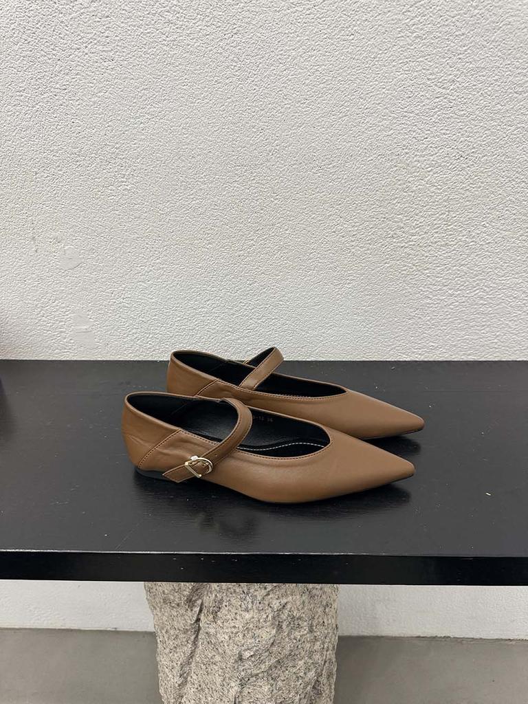 fashion Pointed Toe Women Loafers 2024 New Arrivals Autumn Dress Shoes Low Heeled Black Beige Brown Khaki Dress Shoes Woman Size 35-39