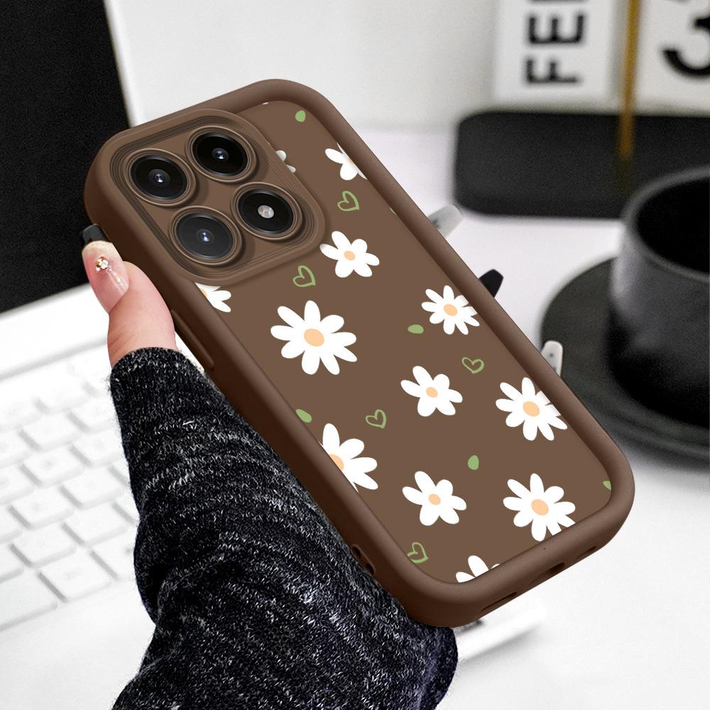 Floating Daisies Phone Case For Xiaomi 15T 14T 13T Pro 17 15 14 13 12 Lite Ultra Pro Max 5G Staircase Soft Cover