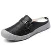Fashion New Women's Slippers Half Packed Soft Bottom Hollow Out Waterproof Non-Slip Summer Shoes For Middle-Aged And Elderly