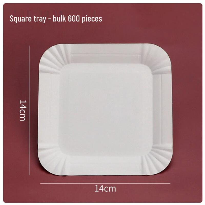 Eco-Friendly Disposable Sugarcane Square Plates