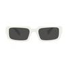 Prada Solid Design Rectangular Sunglasses Men sunglasses White PR27ZSF17K08Z55